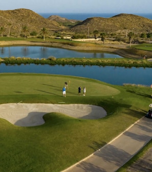 Golf - Andalusia, beachfront apartment, pool, terrace, parking. (Cuevas del Almanzora)