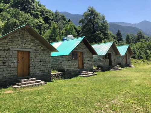The Ambika Huts.