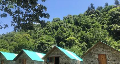 The Ambika Huts.