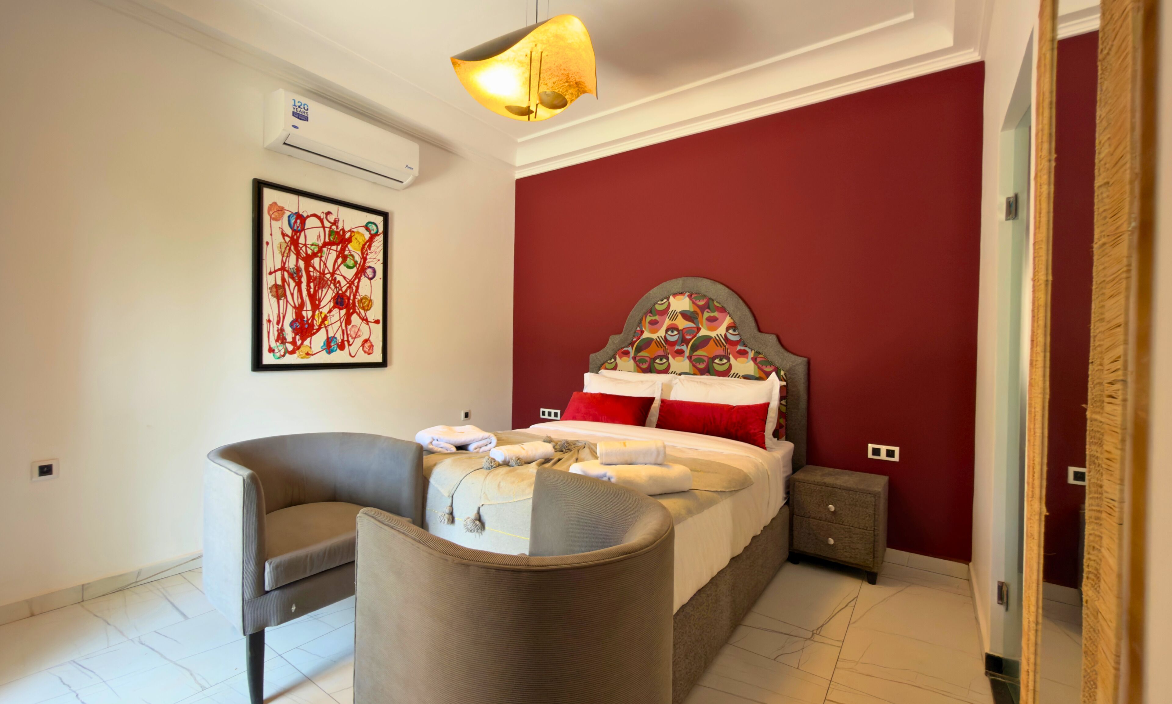 Standard Double Room, Garden View | In-room safe, desk, iron/ironing board, free WiFi