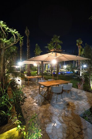 Outdoor dining - Jnane Rihane Marrakech (Marrakesh)