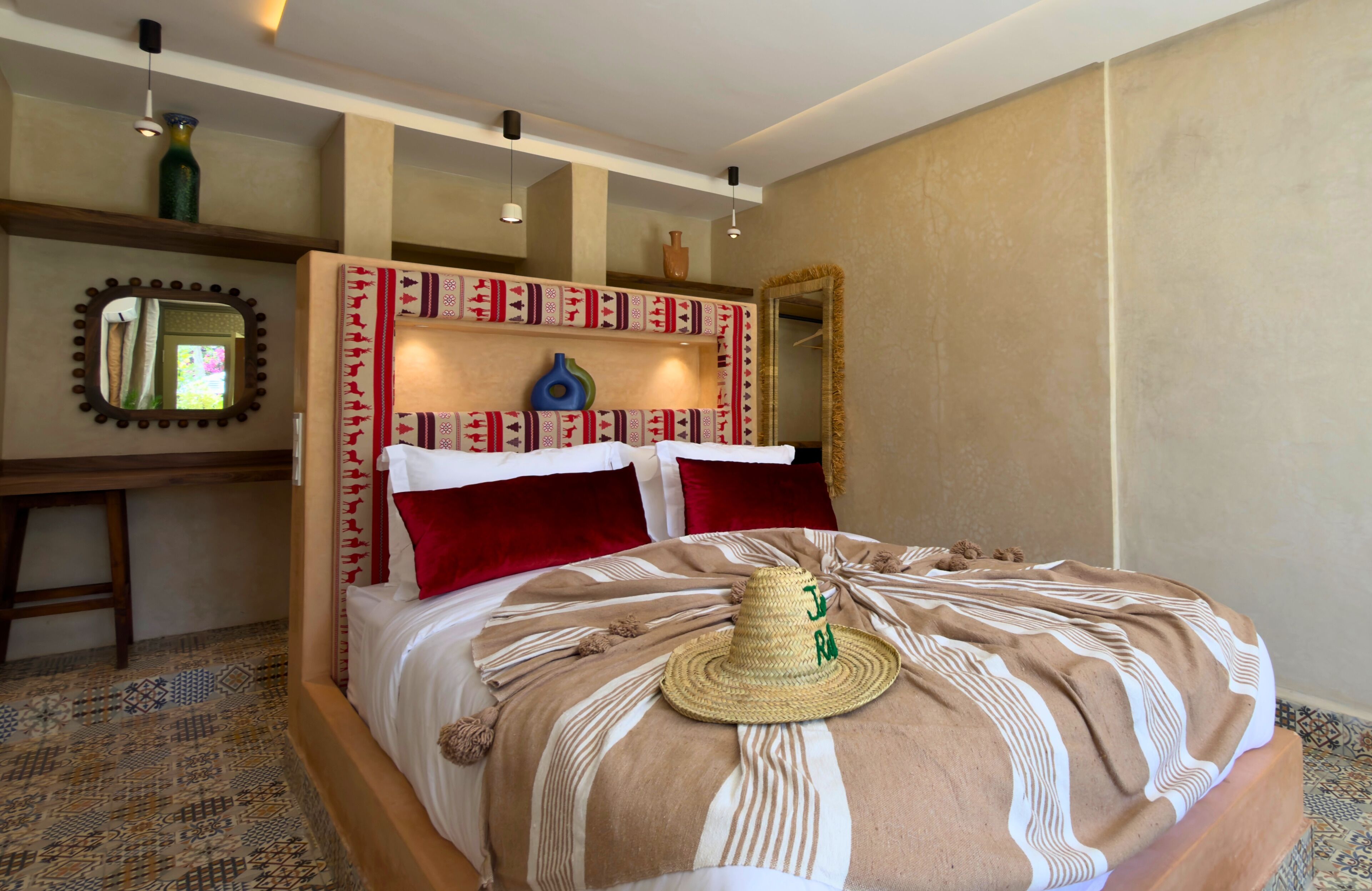 Deluxe Double Room, Pool View | In-room safe, desk, iron/ironing board, free WiFi