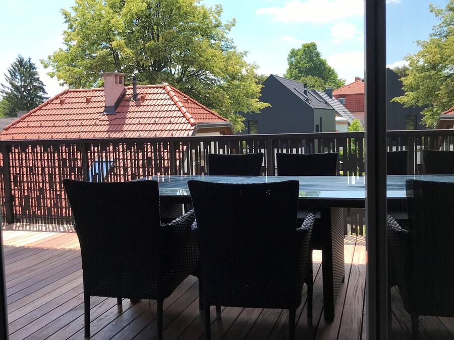 Apartamento Confort, terraza, vistas al jardín | Restaurante al aire libre