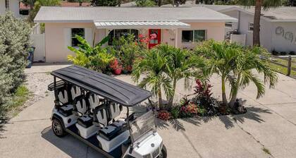 The Golf Cart to Beach Hideaway!