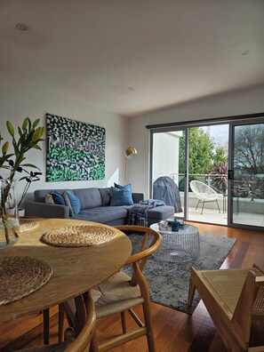 Living area - Sunset Balcony Living in the Heart of Footscray (Footscray)