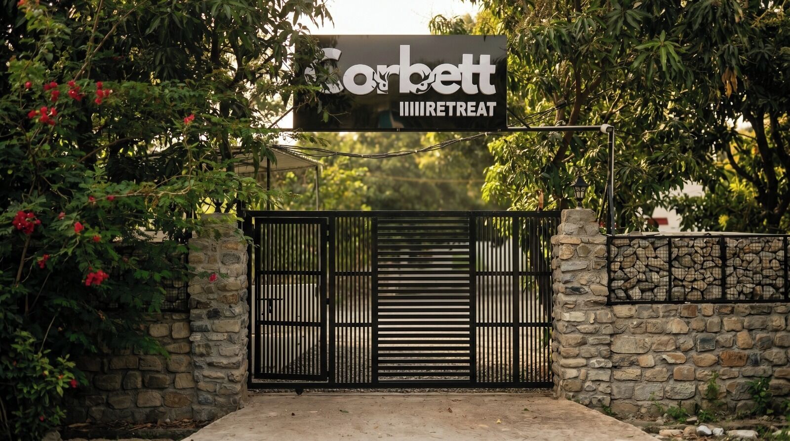 Entrée de l’hébergement