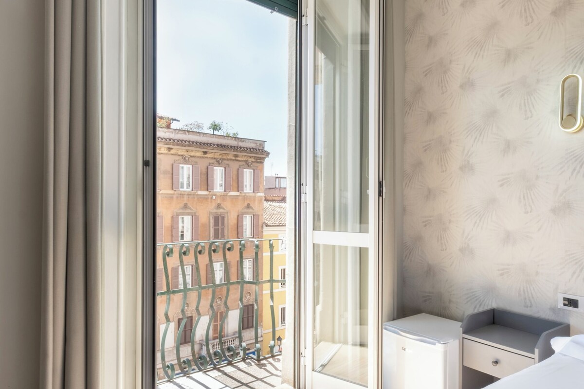 Doppia Comfort, balcone | Ferro/asse da stiro, Wi-Fi gratuito