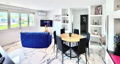 T3 Moderne - Clim - Parking privé - 4 couchages