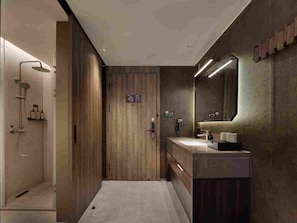 Standard Double Room, City View | Bathroom | Shower, free toiletries, hair dryer, slippers - Mist Wandering Courtyard  (Chongqing)
