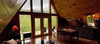 Private Mountain View Alpine A-Frame 8 miles to Snowshoe