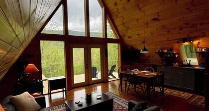 Private Mountain View Alpine A-Frame 8 miles to Snowshoe