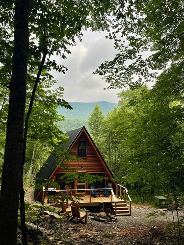 Private Mountain View Alpine A-Frame 8 miles to Snowshoe
