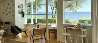 Architect's home with orangery and fjord views