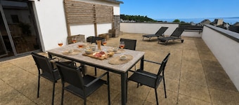 Appart 4 pers - Sea view - Terrace & Private parking