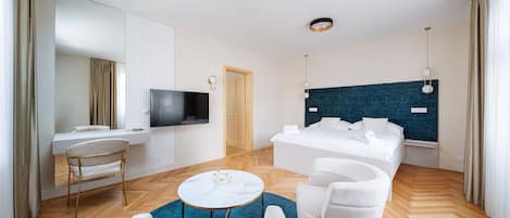 Deluxe Apartment, City View | Individually decorated, individually furnished, blackout drapes