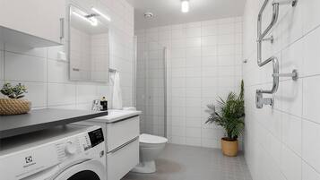 Apartment, 1 Schlafzimmer, barrierefrei, Balkon | Wäschereiservice