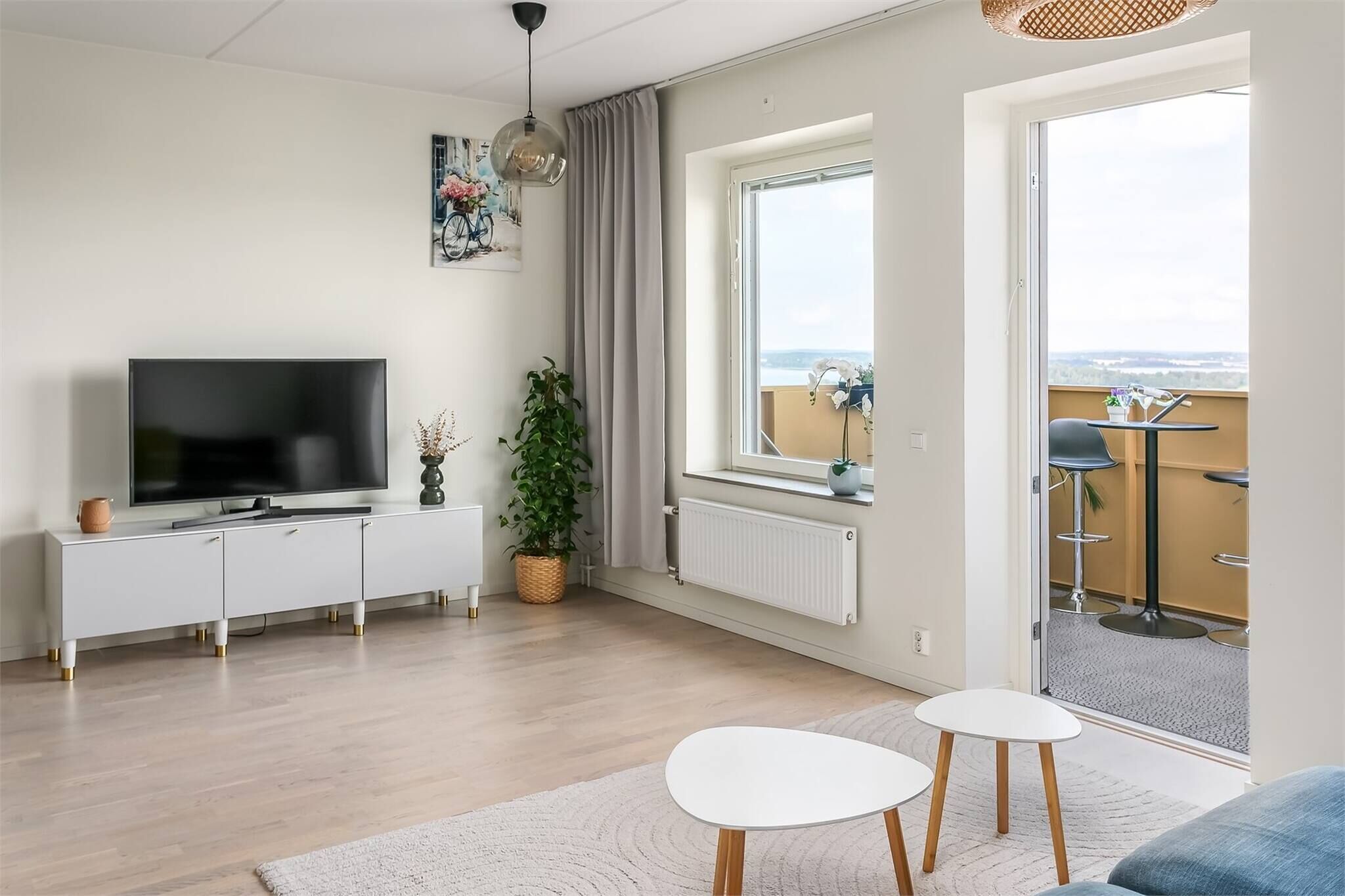 Apartment, 1 Schlafzimmer, barrierefrei, Balkon | Wohnzimmer