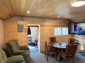 Interior - Tranquil 1-bedroom cabin in peaceful Crystal Falls getaway. (Crystal Falls)