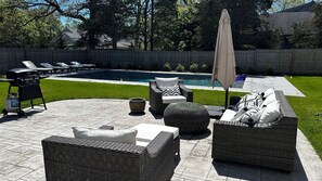 Terrace/patio - 1 mile from Main Street and 1.5 miles to Falmouth Heights Beach. (Falmouth)