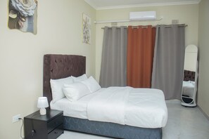 Deluxe appartement, balkon | Geluiddichte muren, gratis wifi