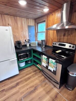 Private kitchen - Ketcher's Last Resort - 2br cabin on "Golden Pond" - Straight Lake, Osage, MN (Osage)