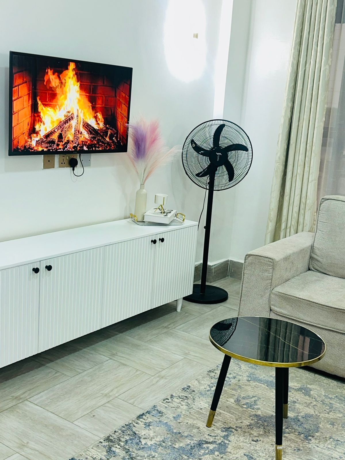 Standard Apartment, 2 Bedrooms, City View | Living area