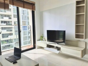 Deluxe-Suite, Stadtblick | Wohnbereich | Drucker