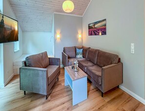 Living room - Ferienhaus mit Whirlpool und Sauna in Bad Bevensen (Bad Bevensen)