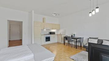 Apartment, 1 Doppelbett und Schlafsofa, Blick auf den Innenhof | Kostenloses WLAN