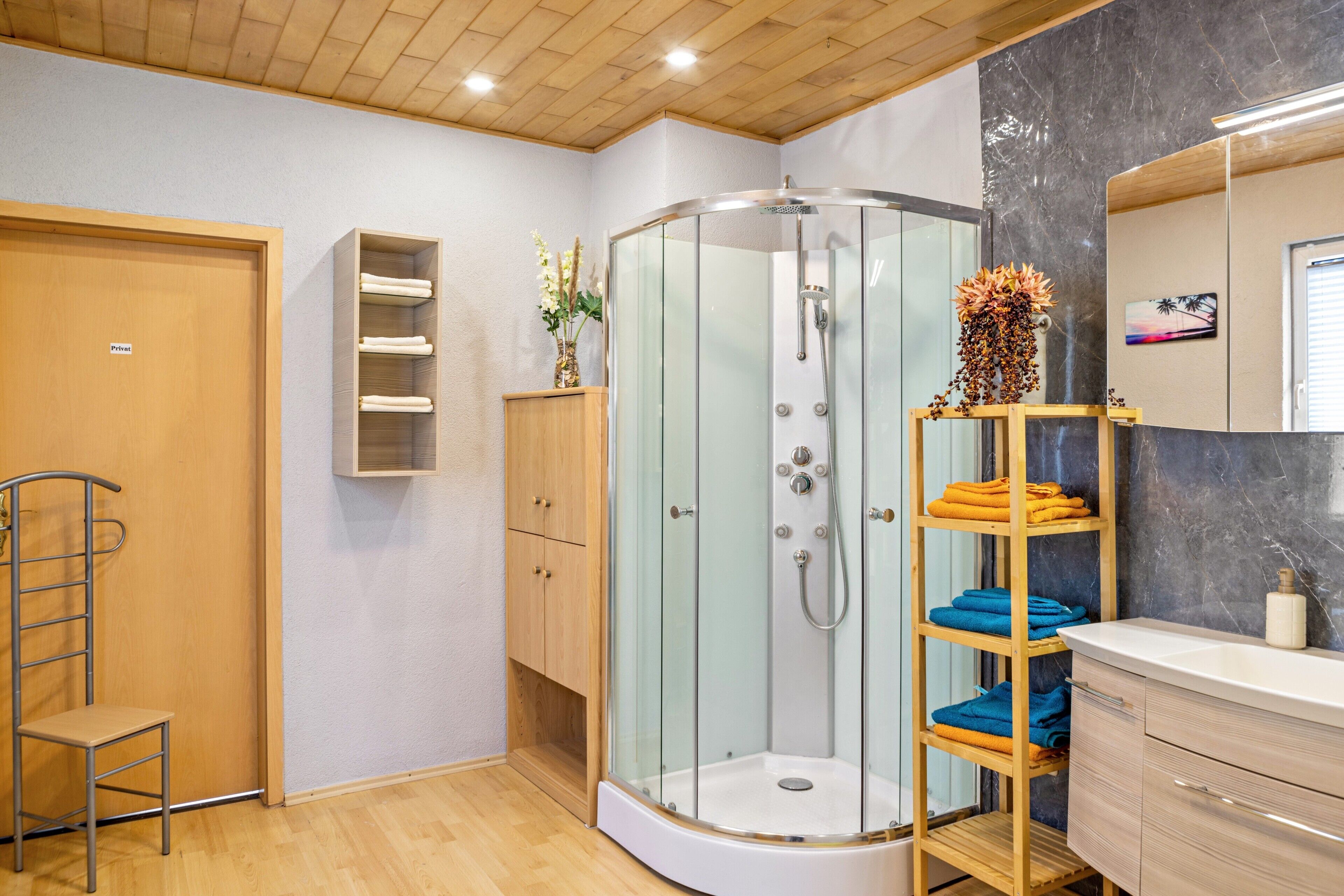 Dusche, Handtücher