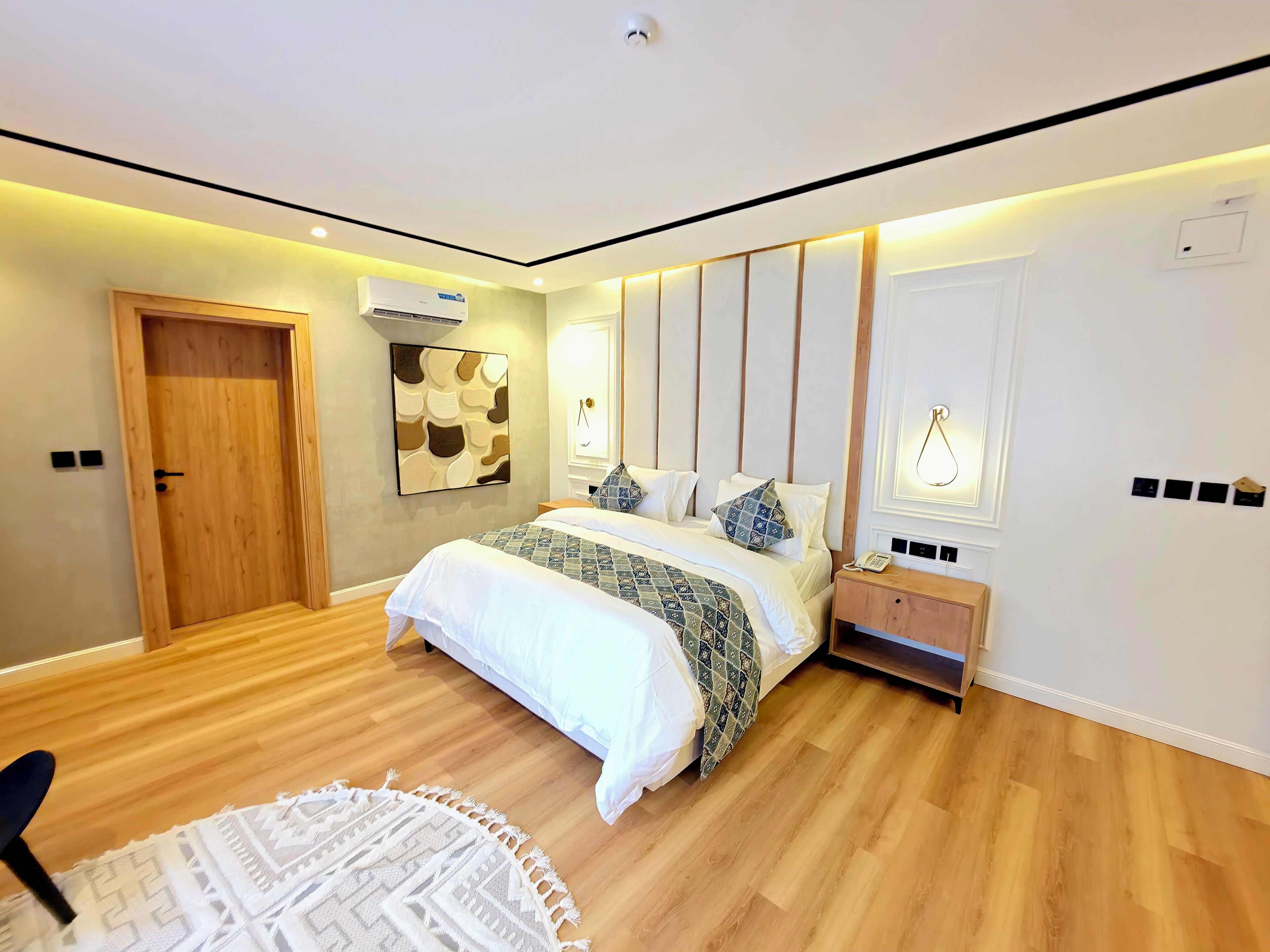 Quarto superior, vista para o pátio | Roupas de cama de algodão egípcio, roupas de cama premium