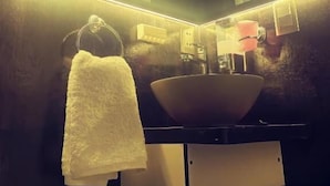 Phòng đôi hoặc 2 giường đơn Superior, ban công, quang cảnh núi | Phòng tắm