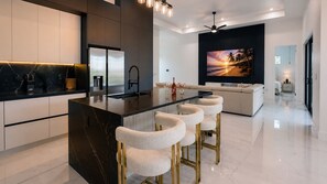 Interior -  Luxury Waterfront Villa : Pool, Jacuzzi, Outdoor TV & Theater (Cape Coral)