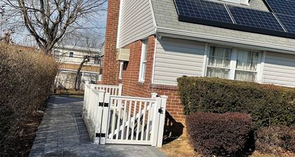 Cozy 1-bedroom basement apartment suite in lovely Elmont with private entrance.