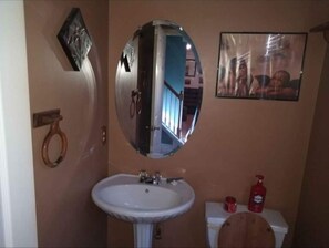 Soap, toilet paper - Charming 1-bedroom house with AC in cozy Jonesboro, with pool, fire pit  & yard (Jonesboro)