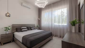 3 bedrooms, iron/ironing board, WiFi (free), bed sheets