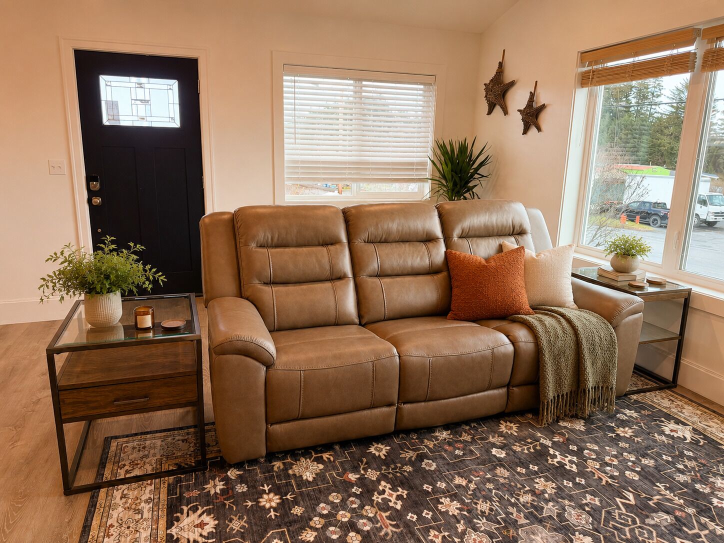 Luxury Double Room, Ocean View | Living area