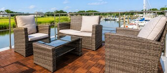 The Ultimate Luxury Coastal Houseboat Experience at Jodoin Marina -Sleeps 4!