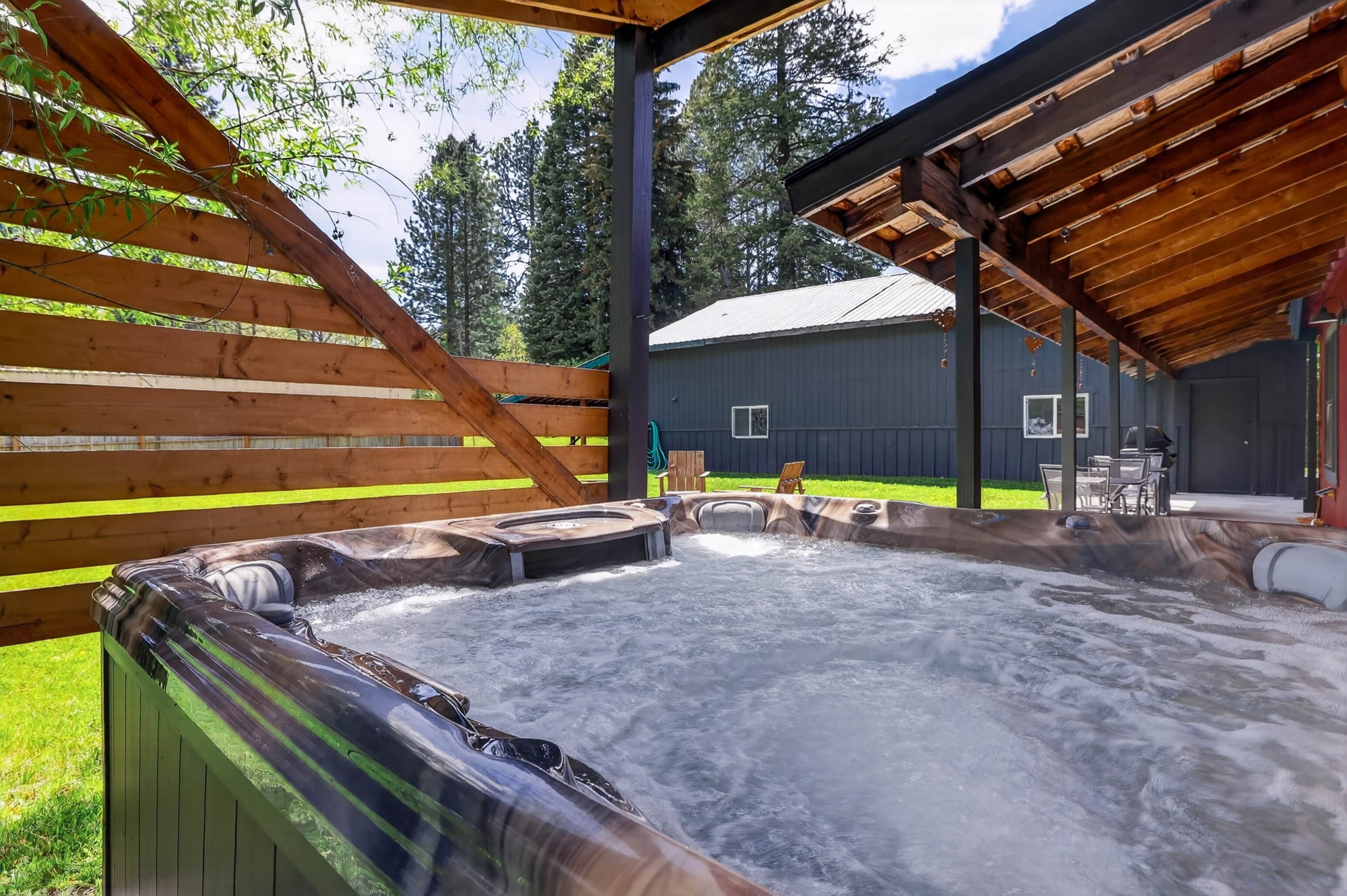 Bain à remous extérieur