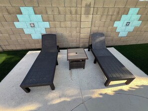 Terrace/patio - Alluring Mountain View Home with 
Pool and Putt (Surprise)