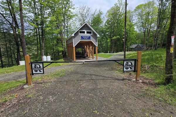Entrance to Rose's RV Parking Area