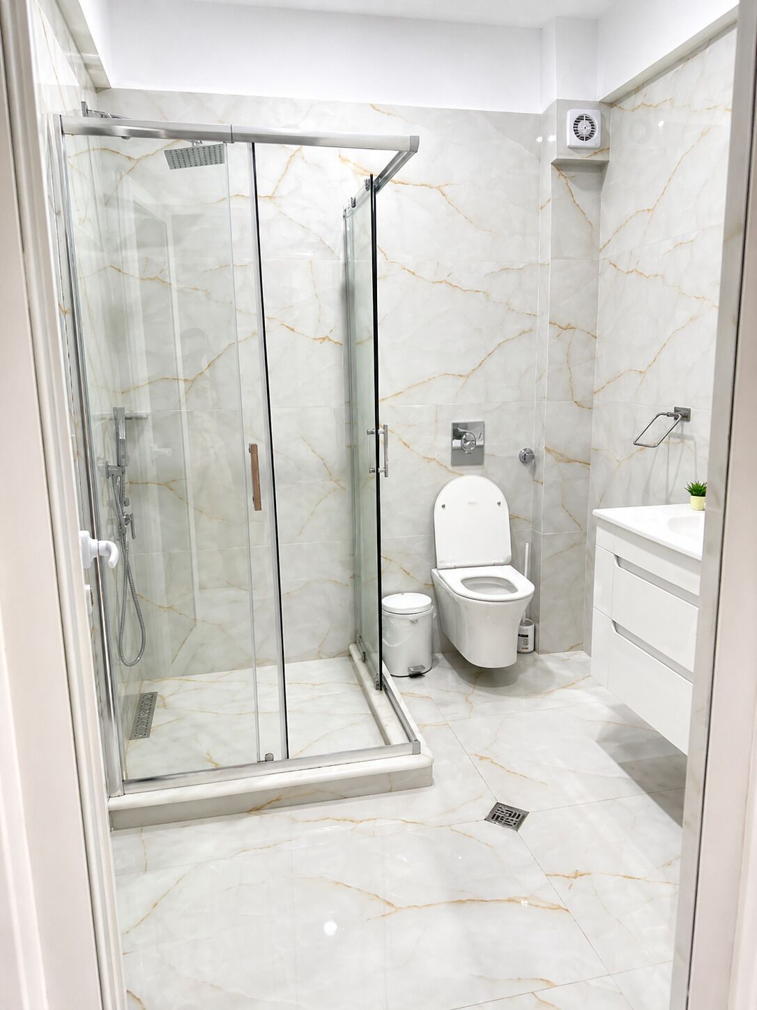Apartemen, pemandangan kebun | Kamar mandi | Handuk