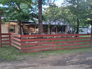 Exterior - Cabin 1 at the Lake, at Monterey Park an boat launch area (Zavalla)