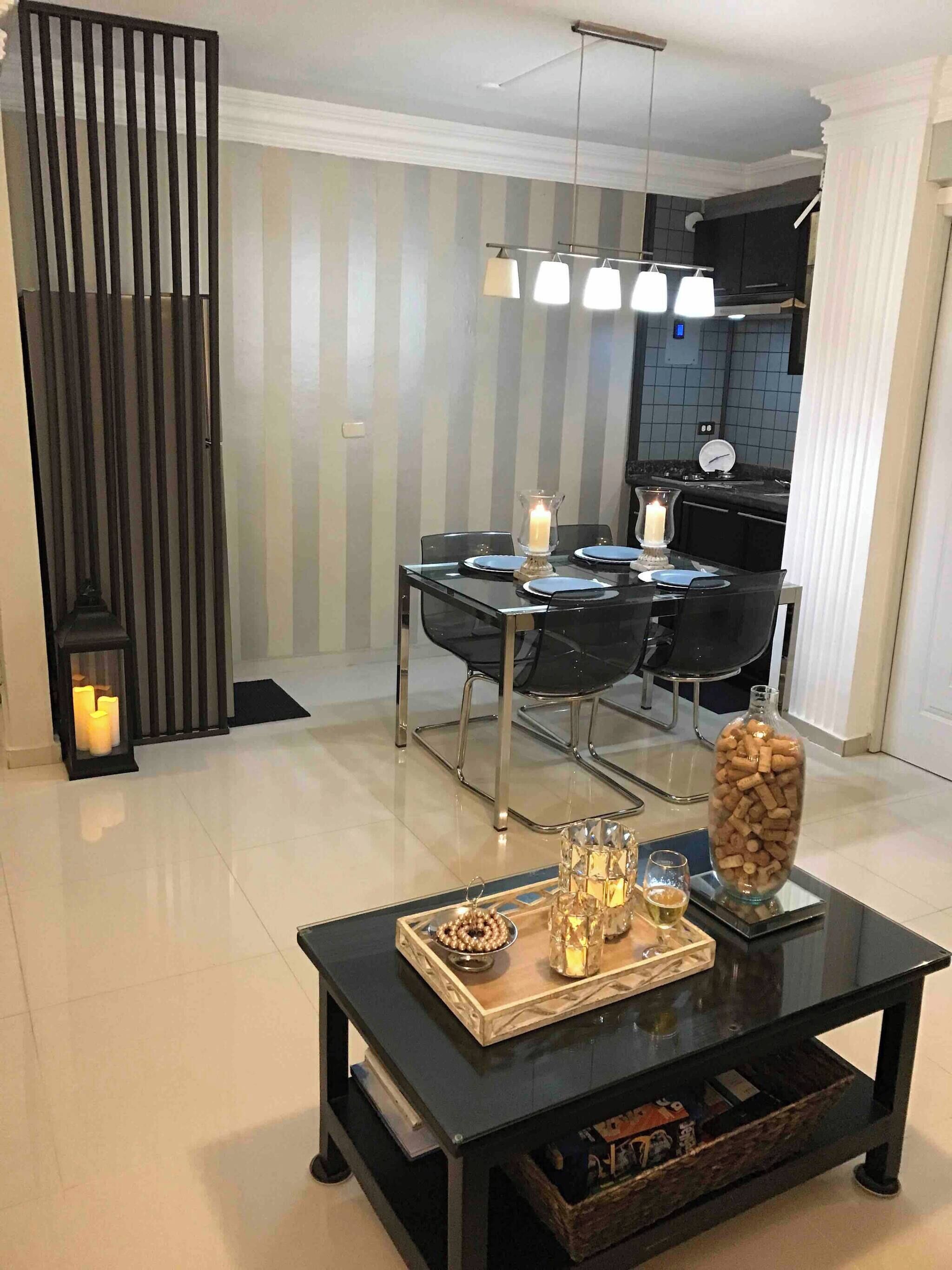 Apartment, 1 Bedroom, Patio | Dining room
