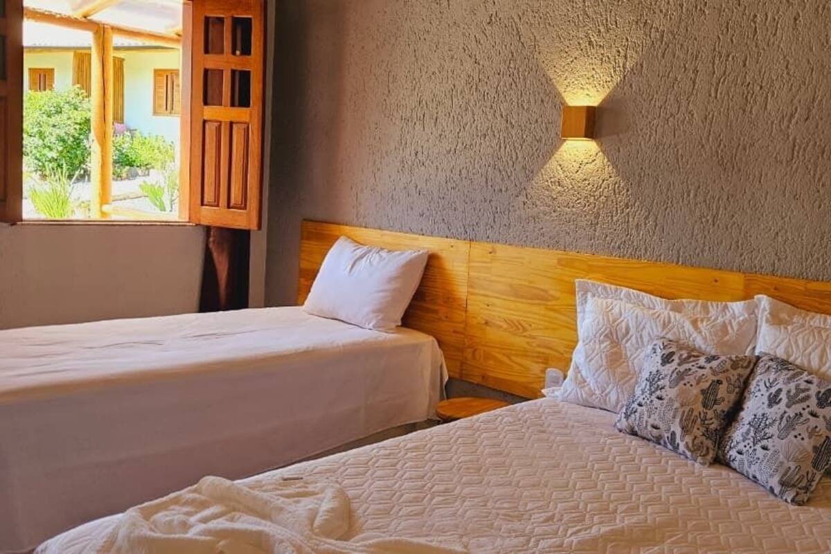 Habitación triple familiar | Wifi gratis 