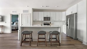 Fridge, dining tables - Landing | Spectacular 2BD, Gym (Santa Rosa Beach)