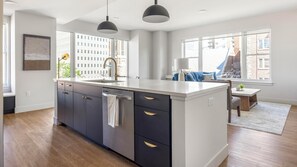 Interior - Landing | Modern 2BD, Rooftop Lounge, Gym (Denver)