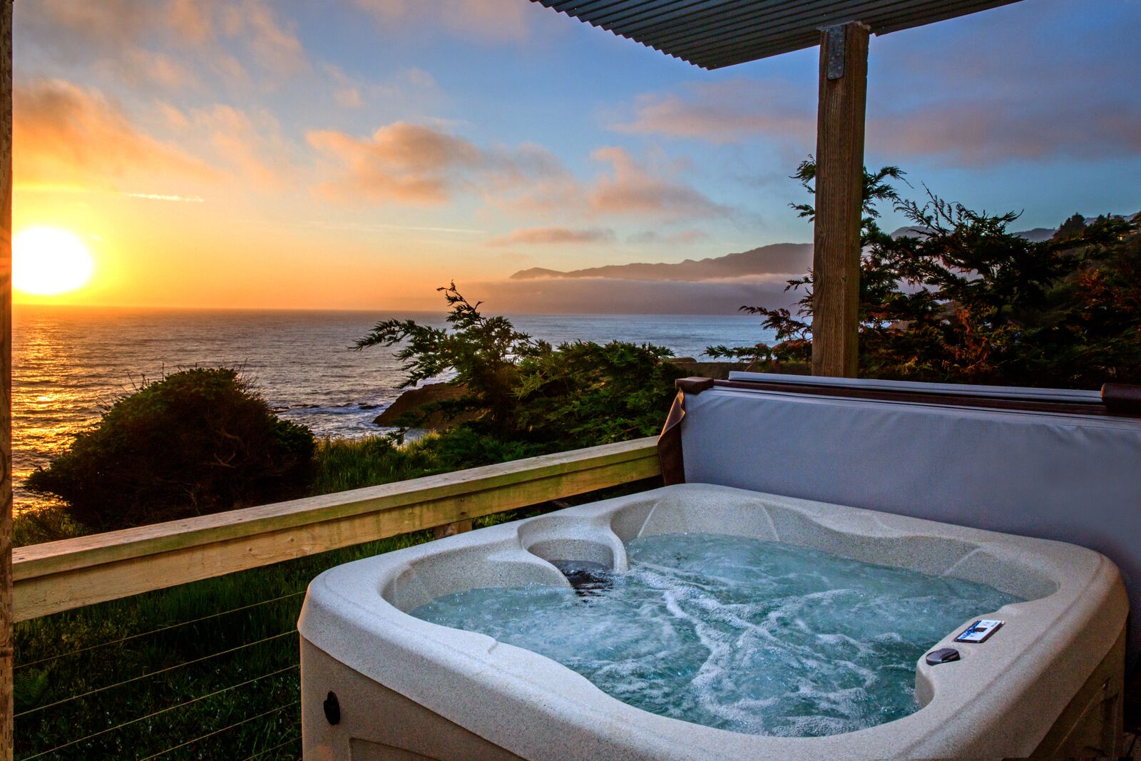 Apartment, Ocean View | Outdoor spa tub