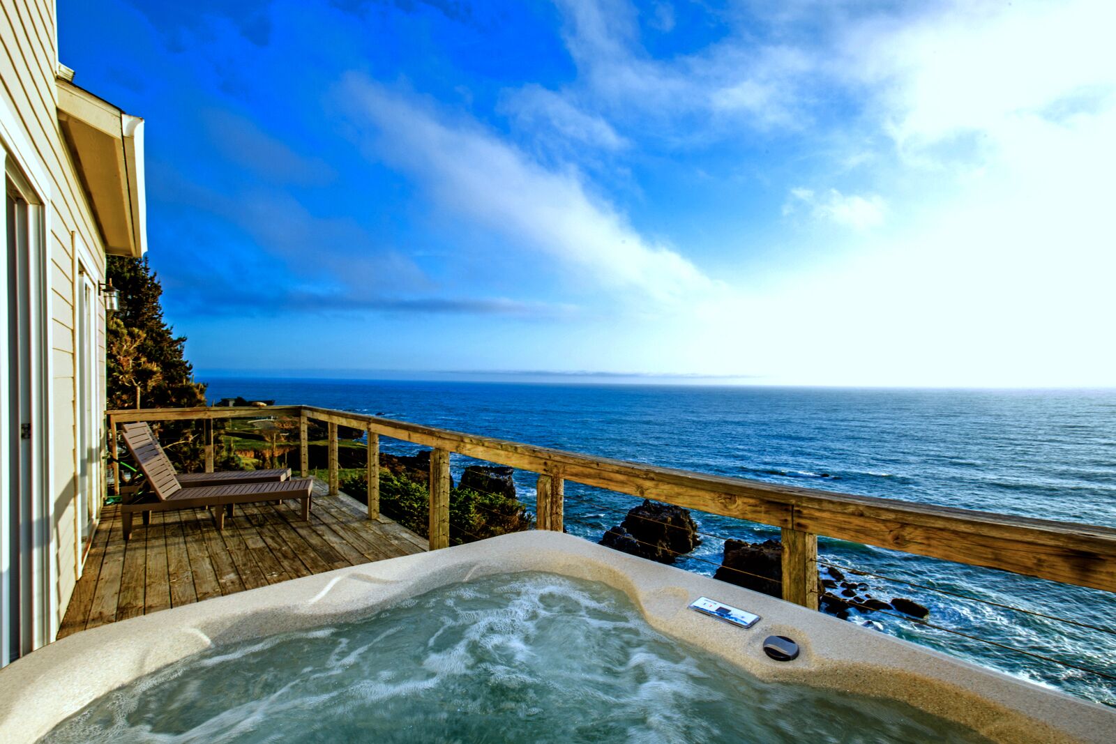 Exquisite Ocean view Hot Tub  | Terrace/patio