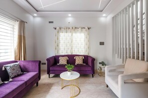 Living area - Premium AC Home close to Orion/NU Hospital/Iskcon (Bengaluru)